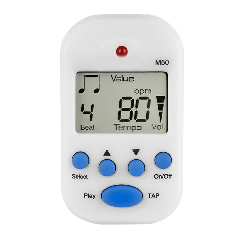 Electronic Metronome Mini Professional 2 Channel Headphone Output for Guitar