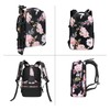MOSISO Camera Backpack, DSLR/SLR/Mirrorless Photography Camera Bag Peony Waterproof Hardshell