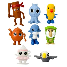 8PCS Brainrot Toys set,Italian Brainrot，Shan Hai Jing Mythical Creatures Collectible Figurines, Artistic Desktop Decorations for Collectors and Fans, Unique Gift for Pop Culture Enthusiasts