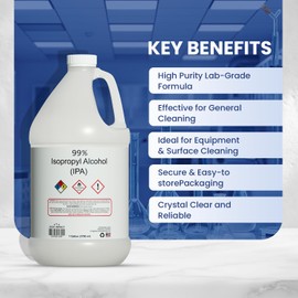 99% Isopropyl Alcohol (IPA) - 128 fl oz - Made in USA