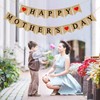 Burlap Happy Mothers Day Banner | Rustic Mothers Day Party