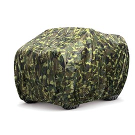 EliteShield Lightweight ATV Cover, Weatherproof Quad Cover, Water and Wind Resistant Four Wheeler Cover for Polaris Kawasaki Yamaha Suzuki Honda Arctic Cat Can-Am, Camo Color fits up to 86" Long