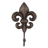 SPI Home Cast Iron Fleur De Lis Wall Hook