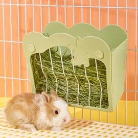 Hay Rack Rabbit, Hay Feeder for Cage, Feeding Station for Rabbits, Guinea Pigs, Chinchilla
