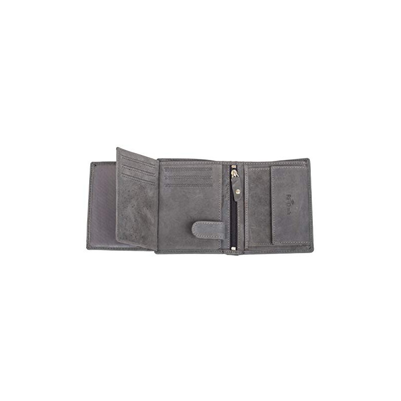 Women's and Men's Genuine Leather Wallet in Portrait Format, Wallet