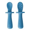 TalkTools ITSY Tiny Silicone Spoons – Twin Pack Soft Silicone