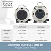 BLACK+DECKER Retractable Extension Cord Reel 20 Ft. With 4 Outlets,