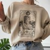 Munla The Reader Tarot Card Sweatshirt - Bookish Reading Witchy