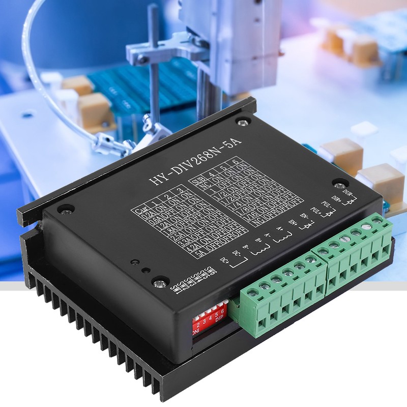 Hybrid Stepper Motor Driver Two Phase CNC Controller 0.2-5A TB6600