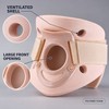 Cervical Collar Neck Brace with Large Throat Opening, Breathable Polymer