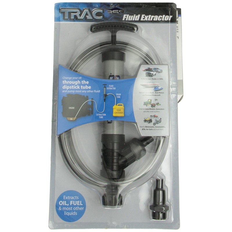 Trac Outdoors Hand Held Fluid Extractor - Ideal for Nearly