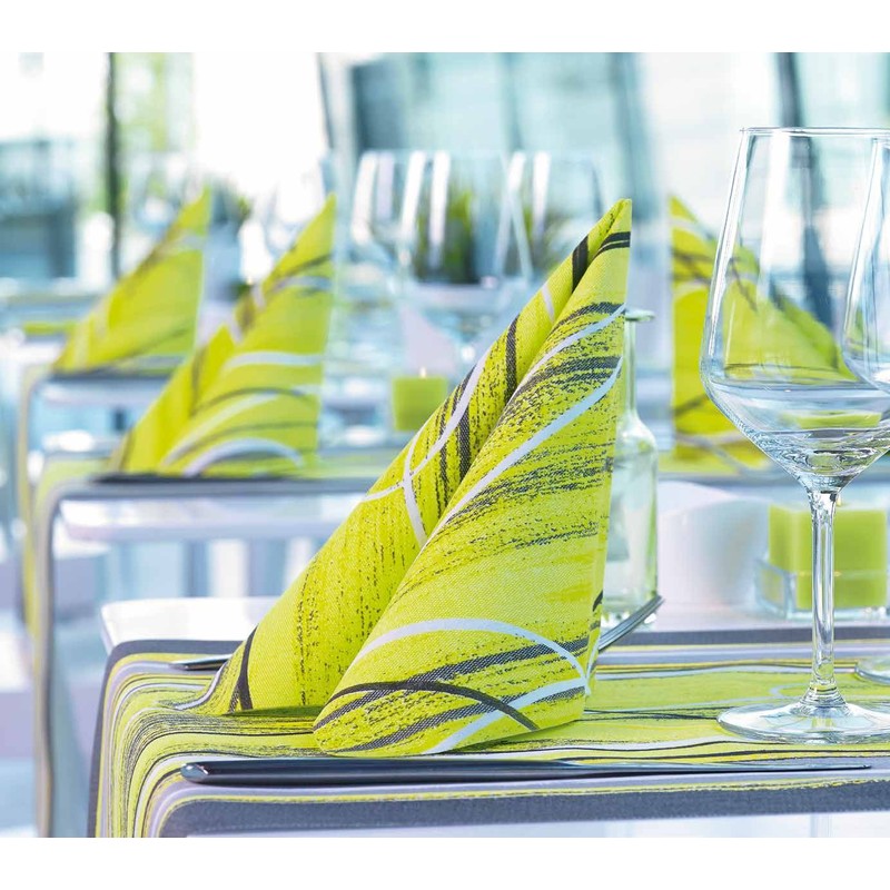 Ventidue Napkins Spirit Pistachio, High-Quality, Soft, Very Absorbent and Soft