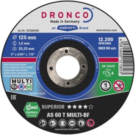 Cutting disc for metal, stainless steel and stone ACS 60-115 mm (pack of 25)