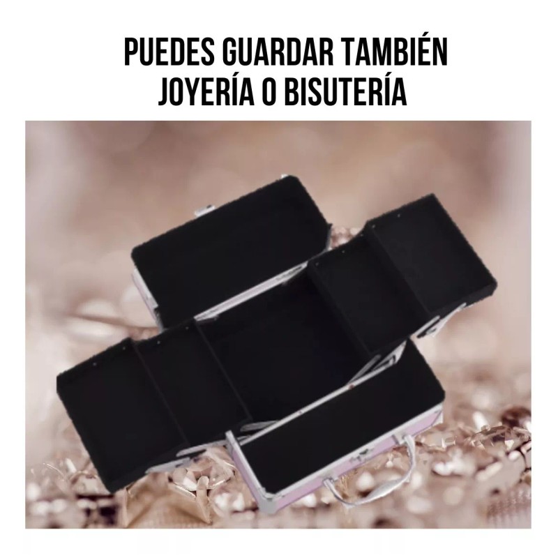 LATIENDO Maletin Cosmetiquera Maletin Maquillaje Uñas