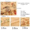 SZPENGC Christmas Kraft Wrapping Paper, Cats, Candy, Bells, Snowflake 4
