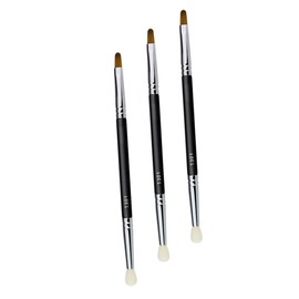 Baluue 3pcs Double-ended Concealer Brush Eyeliner Brush Eye Makeup Creative Makeup Tools Dark Concealing Double-head Travel
