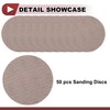 X AUTOHAUX 50 Pcs 5 Inch Abranet Sanding Mesh Anti-Clog