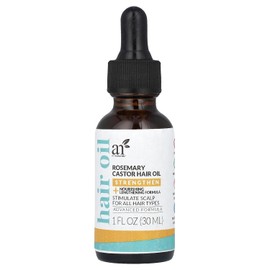 artnaturals | Aceite capilar con Romero y Ricino | 30 ml (1 oz. líq.) | Fortalece, Nutre y estimula el crecimiento del cabello | Sin parabenos, Vegano | Para todo tipo de cabello | 1 Pieza