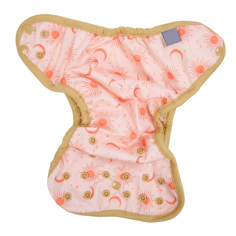 6pcs Baby Cloth Diaper Newborn Cute Pattern Waterproof Adjustable Breathable
