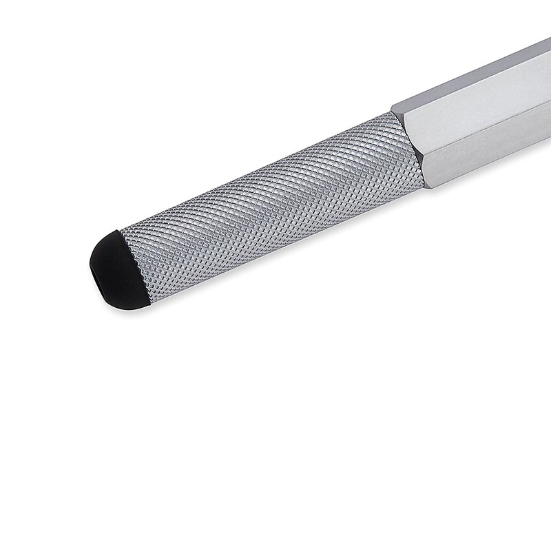 rOtring 800+ Mechanical Pencil and Touchscreen Stylus, 0.7 mm, Silver