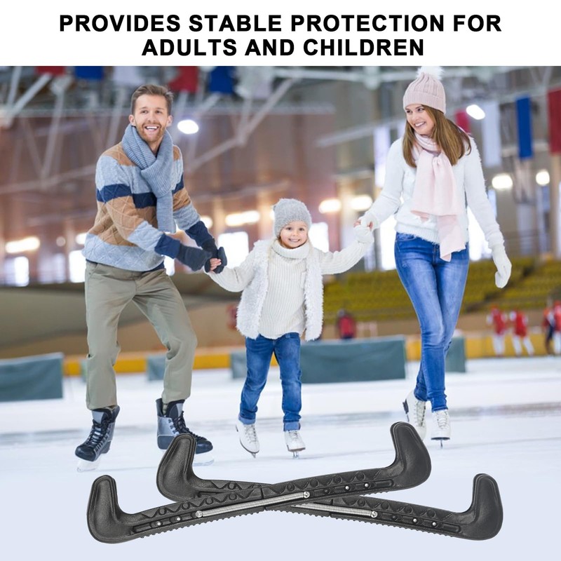 DELAESI Blade Protectors Ice Skates Adjustable Ice Skate Protector with