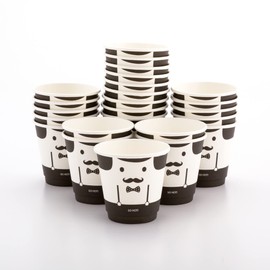 Restaurantware-Restpresso 16 Ounce Insulated Coffee Cups With Lids, 20 Ripple Wall Hot Cups - Leakproof, Non-Slip, Royal Purple Paper Coffee Cups, Disposable, For Teas, Hot Cocoas, Or Lattes