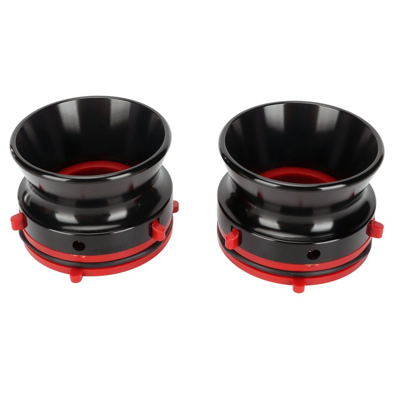 1 Pair NAB Hub Adapters Professional Polished Aluminum Reel to