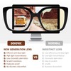 DOOViC 3 Pack Oversized Reading Glasses for Women Blue Light