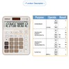 Pendancy 12 Digit Office Calculator Desktop with Tax+/- for Advanced