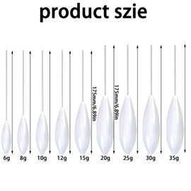 JAONLD Sbirolino Sinking 5-35 g Practical Fishing Accessories Trout Fishing Accessories Spirolino Trout Durable Trout Fishing Spirolino Sinking for Trout Dough and Spoons Trout (Swimming) Pack of 9