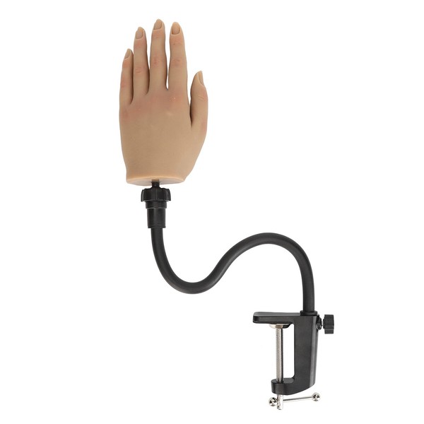 Mano de Práctica de Entrenamiento de Uñas con Soporte de