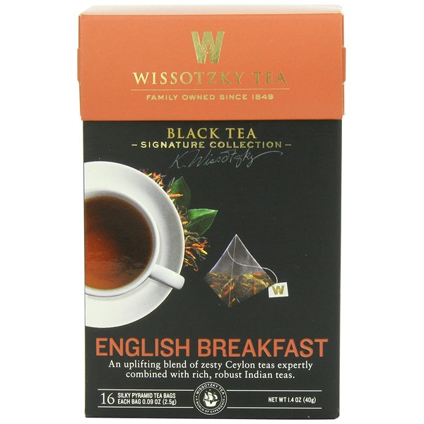 Wissotzky Tea Signature Collection English Breakfast Tea, 1.41 Ounce