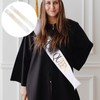 PRETYZOOM Prom King and Queen Sash Set 2 Pieces Graduation