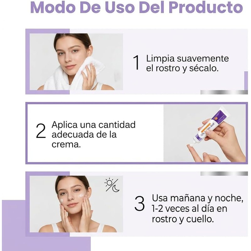 Crema Ácido Azelaico, Suero Facial 12%, 2 Piezas, 20g*2