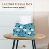 2 Pack Tissue Box Cover Holder, Butterflies with Flowers Rectangle
