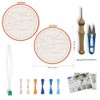 FREEBLOSS 2PCS Sunrise Punch Needle Starter Kits DIY Punch Needle