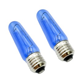 ALSTRAEY 2PCS 7006999 Blue Glass Lamp Bulb Compatible with E26 E27 40W Freezer Refrigerator Light Bulb Sub-Zero Refrigerator Replaces WLF7006999 3030040 48709 3030180 7009935