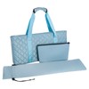 Empty Mahjong Bag(Blue) with A Mahjong Tile Bag And A