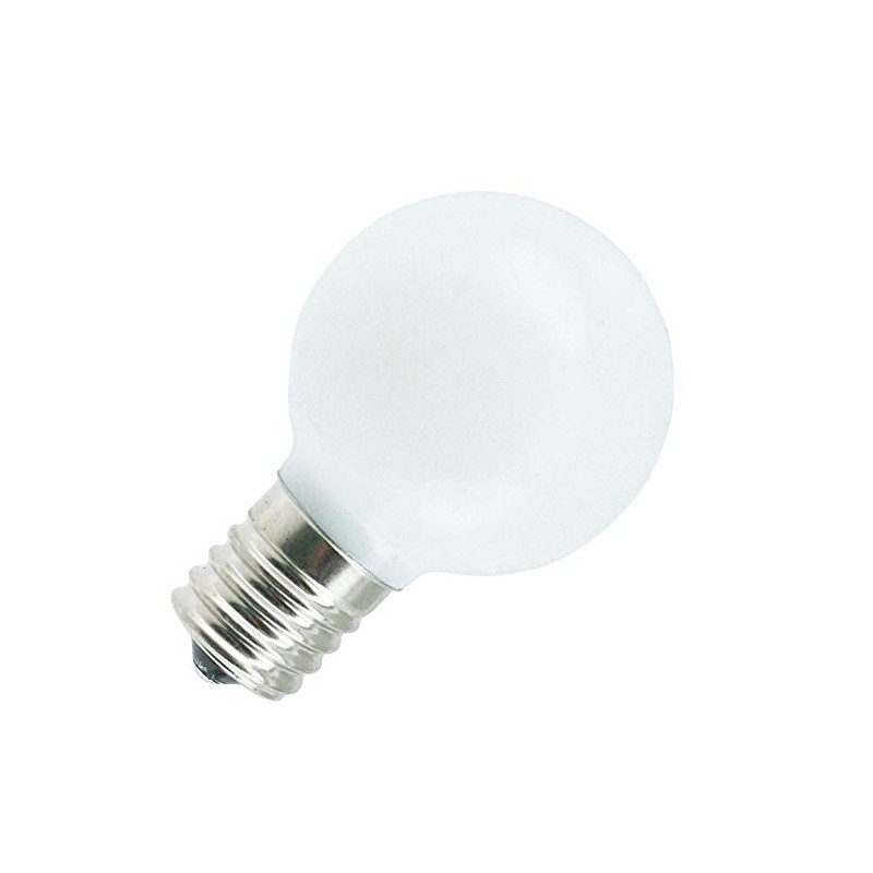 LED G12.5, E17 Base, Specialty-Plastic, Shatter-Proof Globe Light Bulbs (10