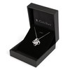 B.Catcher Women's Necklace, Jewellery, Pendant, 925 Sterling Silver Twist Cube