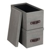 Bigso Silvia Organizational Storage Box | Photo Storage Box with