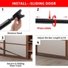 HoneSecur 2-in-1 Door Security Bar & Sliding Patio Door Stopper