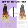 French Curl Crochet Braids 20 Inch Goddess Box Braids Crochet