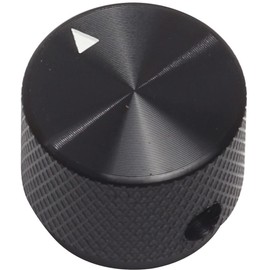 Audiophan Potentiometer Knob Cap Control Volume Rotation Knob Adjustment Knob Aluminum Approx 20mm x 15mm Shaft Hole Diameter 6mm Black