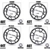 YBEKI Pro-Grade 104BCD Chainring (30-52T) CNC 7075-T6 Aluminum Narrow-Wide MTB/Road