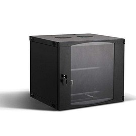 RAISING ELECTRONICS 9U Wall Mount Network Server Cabinet Rack Enclosure Plexiglass Door Lock 450mm Deep (9U)