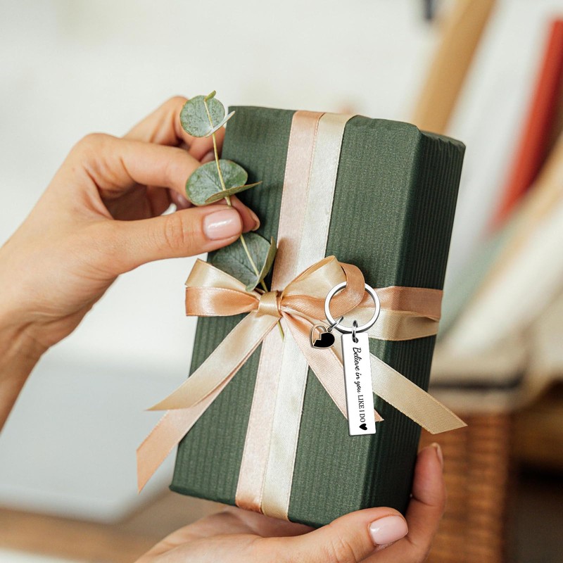 FAFQBING Inspirational Gifts for Women Men Best Keychain for Teen