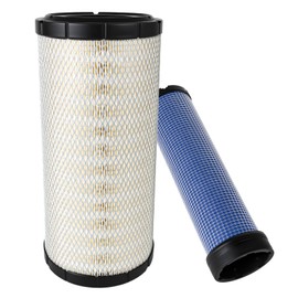 P828889-P829333 Air Filters Set, Compatible with Donald son, Cat Backhoe, Wix, John Dee re, Case, Fleet guard, Replace AT171853-AT171854 222421A1-222422A1 RS3544-RS3545 110-6326 131-8902