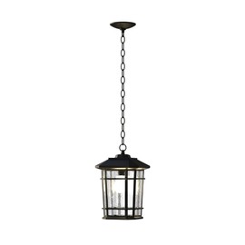 Koda | Williams Outdoor Single LED Pendant Light, 3000K, 800 LM, Farmhouse Ceiling Hanging Porch, Retro Style, Vintage Loft Design, Industrial Lighting Fixture and Decoration Exterior Hanging