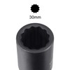 TA-VIGOR 12-Point Deep Impact Socket, 3/4-Inch Drive 30mm Metric Spindle